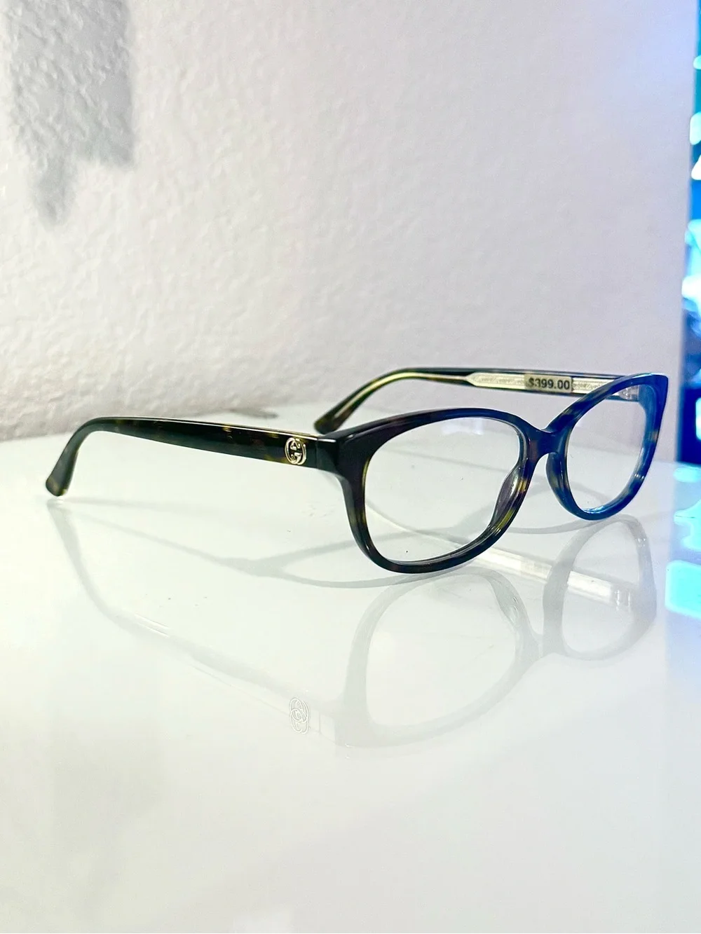 Gucci Women's Eyeglasses GG0309O 002 Havana 54mm Tortoise Shell - NWOTFrame Only